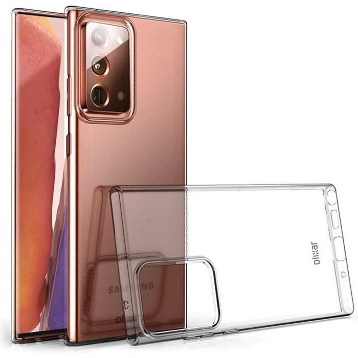 Case for Samsung Galaxy Note 20 Transparent Gel Silicone TPU Soft Ultra Thin Slim Protection Compatible Wireless Charging Case