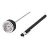 Motorcycle Fuel Tank Caps With Oil Temperature Gauge Pointers 0-200℃ Dial Black Meter Silver Gauge M20x1.5/M20x2.5 K9C9
