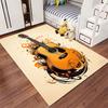 Abstract Guitar Art Design Carpet suitable as a non-slip mat for the living room or bedroom sofa