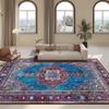 Vintage Persian High-end Carpet Living Room Sofa Washable Rug Home Luxury Decoration Large Bedroom Rug Non-slip Coffee Table Mat