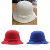 Kid And Adult Wool Felt Bowler Hat With Sun Protection For Spring And Autumn