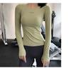 Miki Women's Quick-Dry Long Sleeve Fitted Sports Top for Yoga and Running