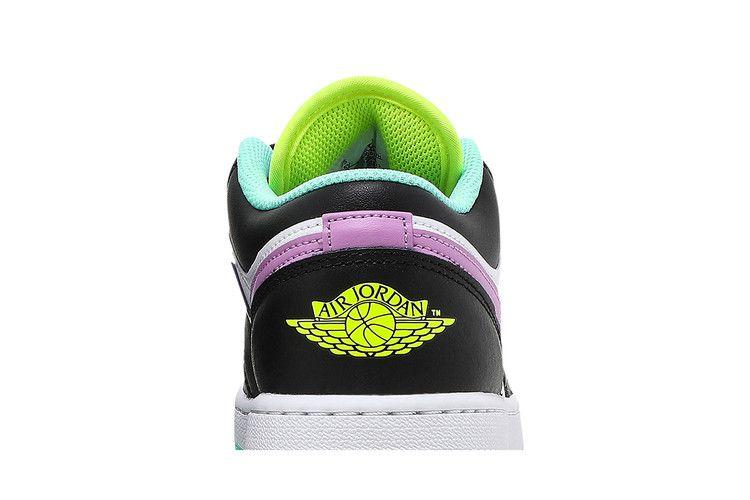 Jordan 1 Low Green Glow Violet Shock (GS)