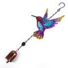 Metal Hummingbird Wind Chime Creative Hanging Decoration Blessing Bell Pendant  Gift