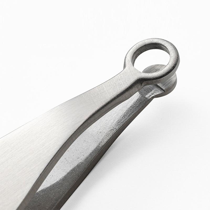 Universal Nose Hair Trimming Tweezers Stainless Steel Eyebrow Nose Hair Cut Manicure Facial Trimming Makeup Scissors Trimmer