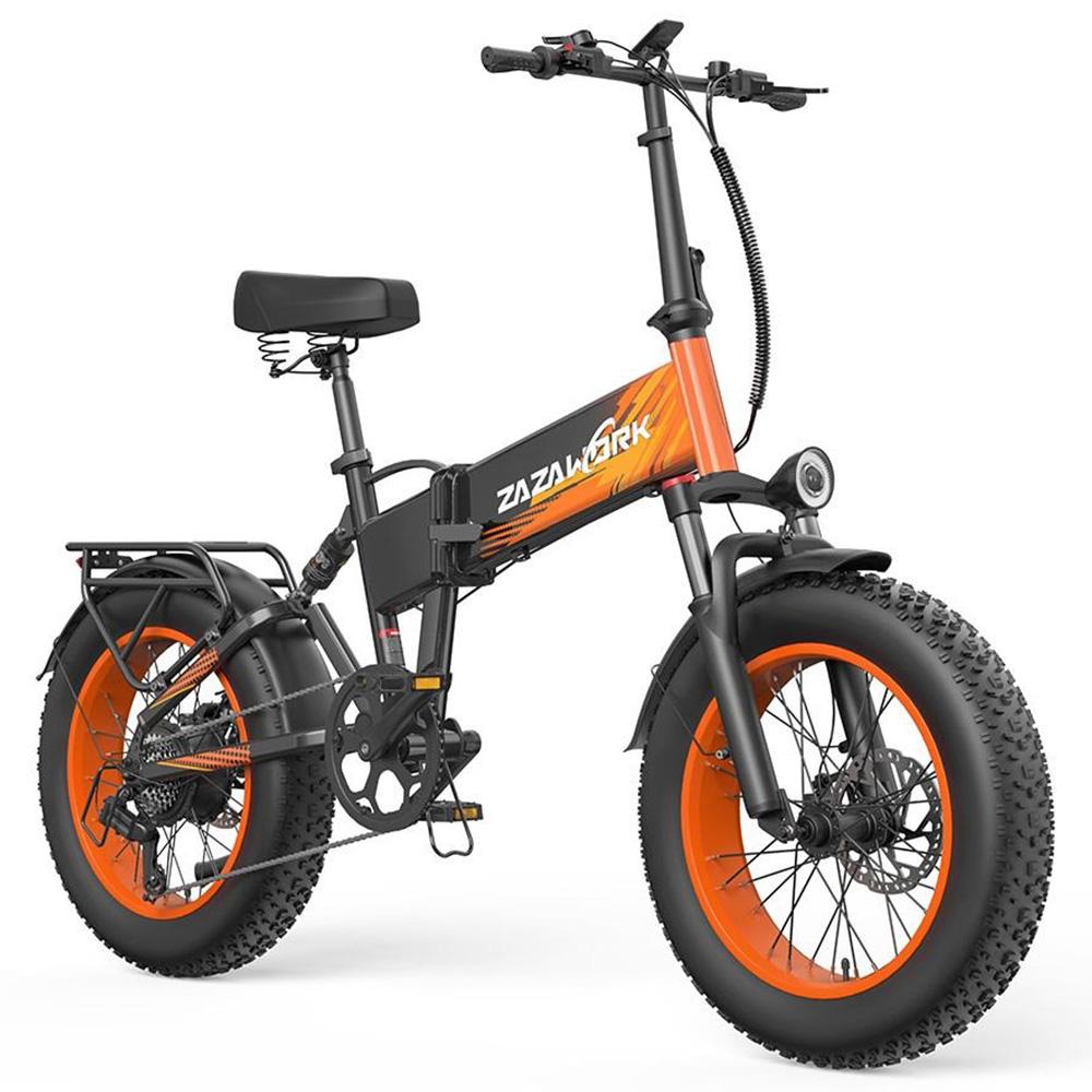 Elektriskais velosipēds Zazawork CF1000 20 riepa