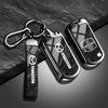 Leather car key cover key case for Mazda 2 3 6 CX3 CX5 CX8 CX30 CX-5 CX-30 CX-8 CX-3 CX4 MX-5 BT50 BT-50 Atenza Axela Shell Bag W4