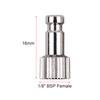 Airbrush Quick Disconnect Coupler Release Fitting 3pcs Male Fitting 14 Inch BSP Female Compatible