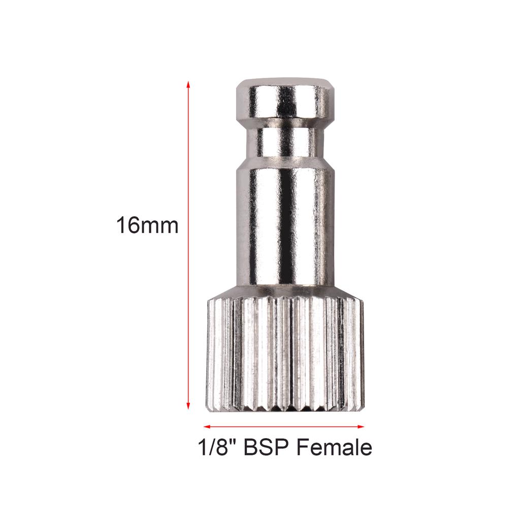 Airbrush Quick Disconnect Coupler Release Fitting 3pcs Male Fitting 14 Inch BSP Female Compatible
