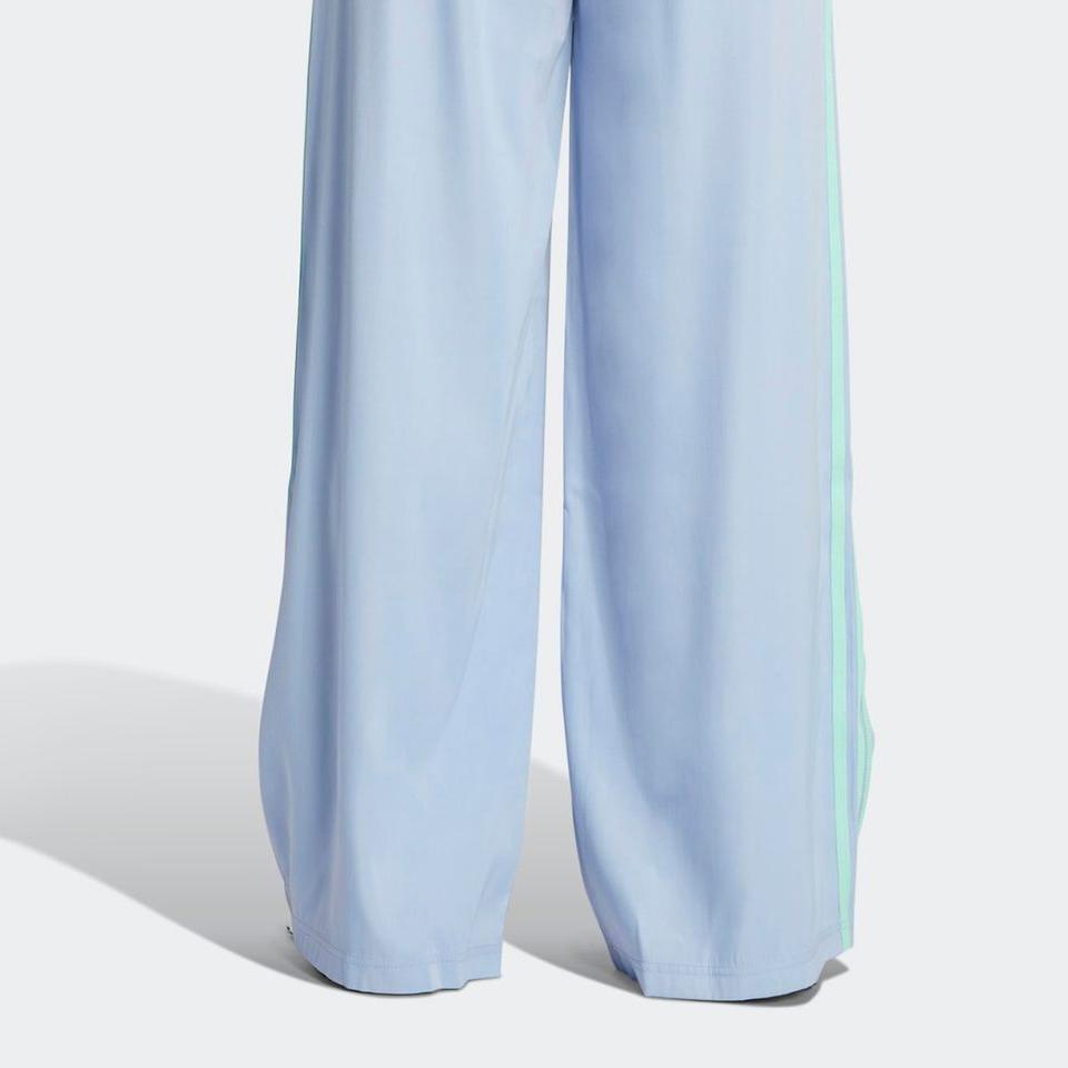 Adidas Side Stripe Straight Leg Vintage Sports Pants Women Pants Light-Blue IT8170