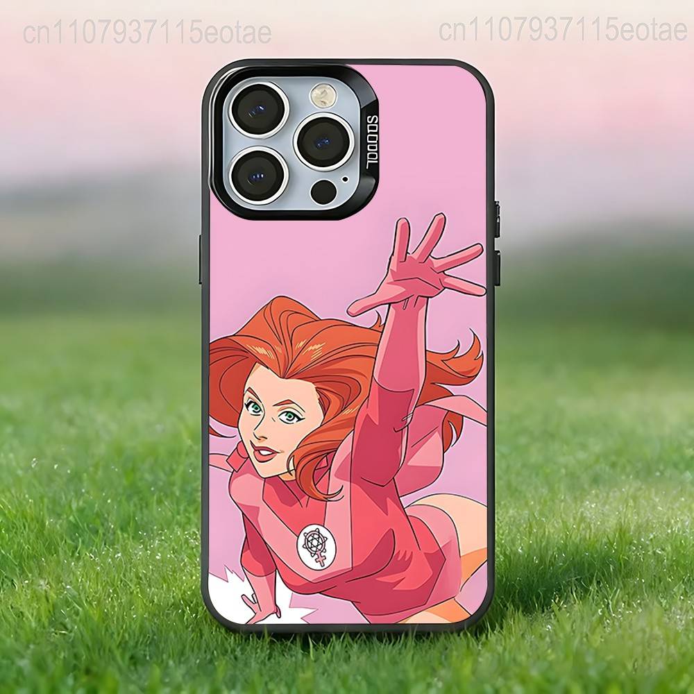 Adult animation l-Invincible  Phone Case For iPhone 17,16,15,14,13,12,11,Pro,Max,Plus,E,Air,Mini Anti Fall Black  Bumper