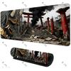 Japanese Devil Grey MousePad Large Computer Gamer Lock Edge Table Mat Laptop Oni Mouse pad HD Print Non-slip Rubber Keyboard Rug