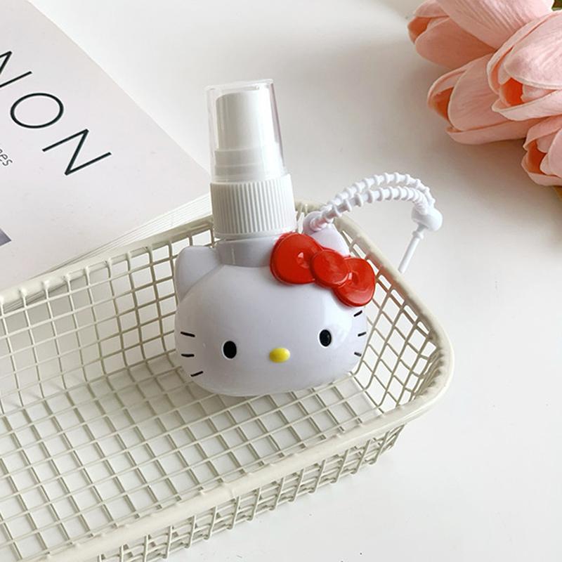 50Ml Portable Spray Bottle Keychain Holder Sanrio Alcohol Disinfection Sub-Bottling Mosquito Repellent Divided Into Bottles