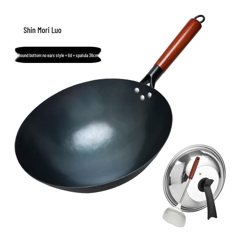 Xinsenluo Non-stick Refined Iron Wok