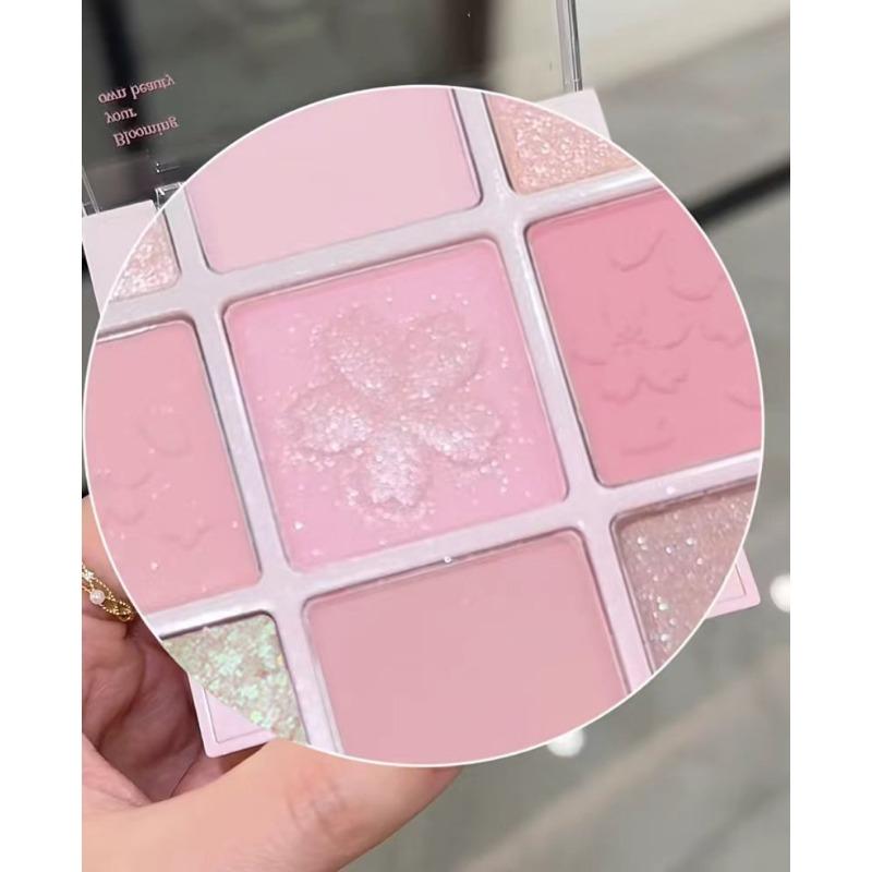 K Apeine 9 Color Eyeshadow Palette Pearlescent Shimmer Matte Shades