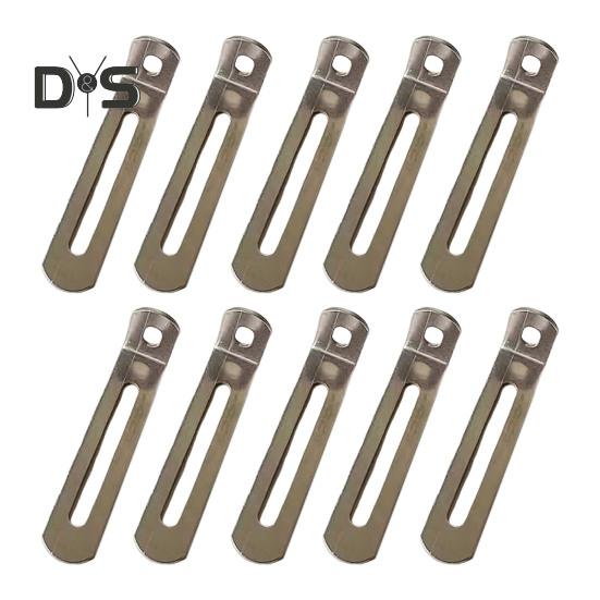 

10 шт. угловой кронштейн для крепления угловых кронштейнов, нержавеющие, устойчивые к коррозии, угловые кронштейны для мебели 23×52×12mm