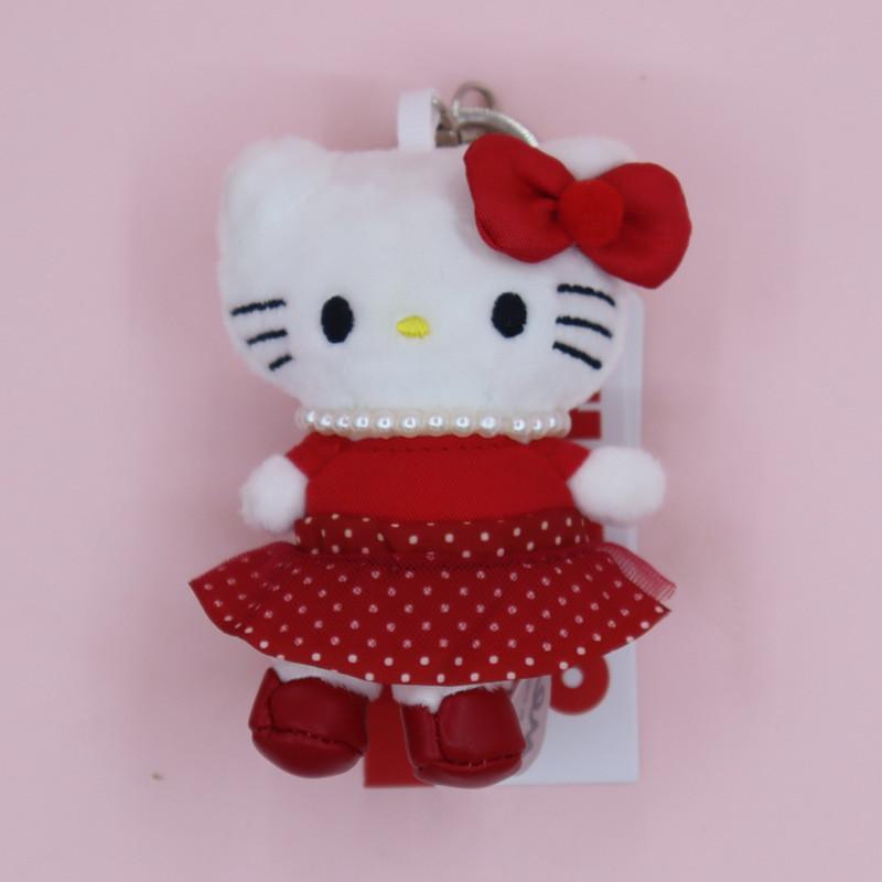 Portachiavi Peluche Gatto Kt Sanrio Con Morbido Cotone PP Per Regalo E Collezionismo
