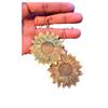 Sunflower Pendant Earrings With Alloy Geometric Design For Casual Womens Jewelry