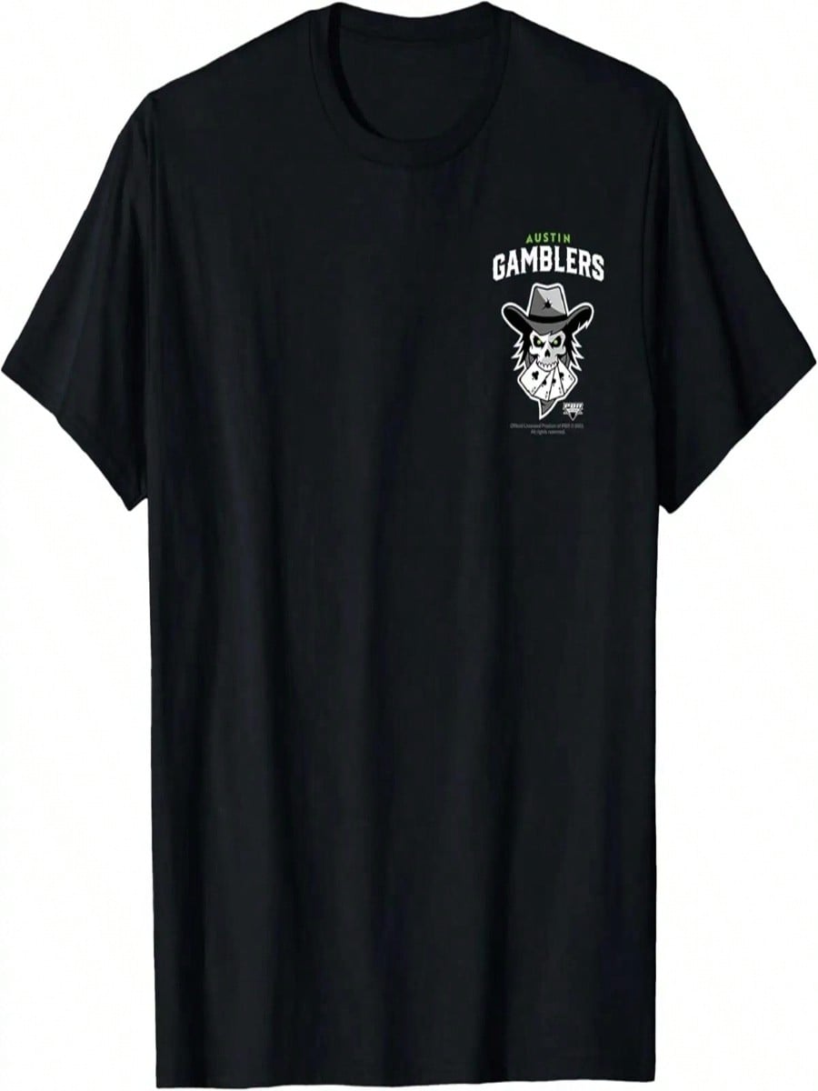 PBR Professional Bull Riders Austin Gamblers Pocket Logo T-Shirt S разноцветный