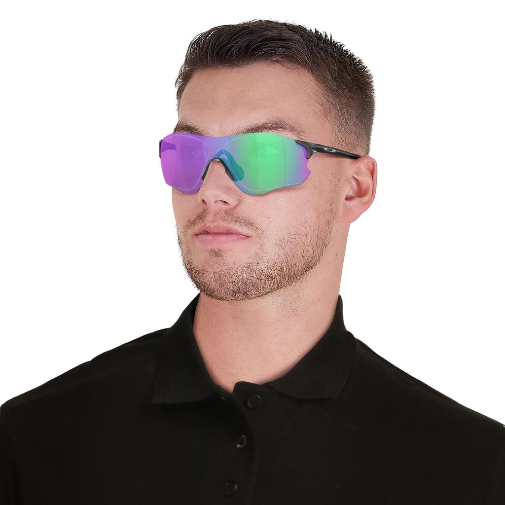 Sunglasses 0OO9313 EVZERO PATH Japan 38 931305 STEEL Running Sports Lightweight Plutonite [Oakley] (FREE Size) (A)