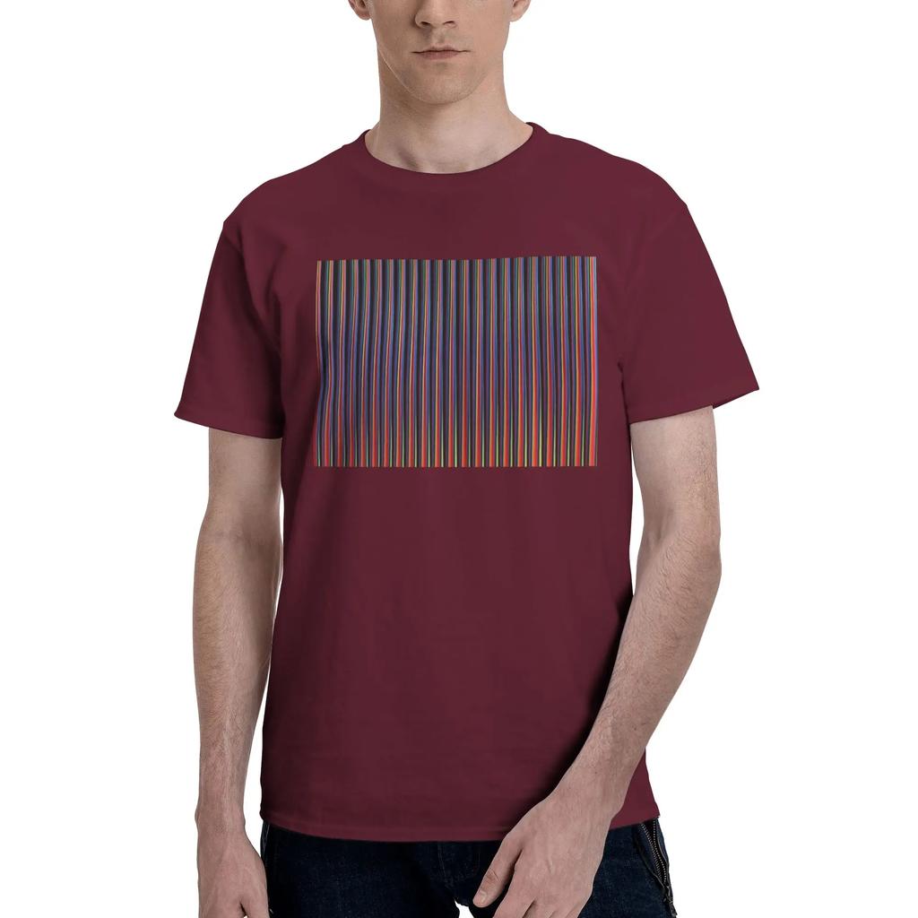 Carlos Cruz Diez Men TShirt Oversized T Shirts Mens Round Neck Cotton Tees Short Summer Male