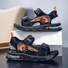 Boys' Summer 2026 Soft Sole Non-Slip Sports Sandals with Air Cushion, Open Toe Design for Medium and Large Children