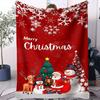 Christmas Fantasy Flannel Blanket Santa Snowmen Reindeer Dinosaurs Bedroom Throws Sofa Leisure Holiday Decor Blankets Lovers Kid