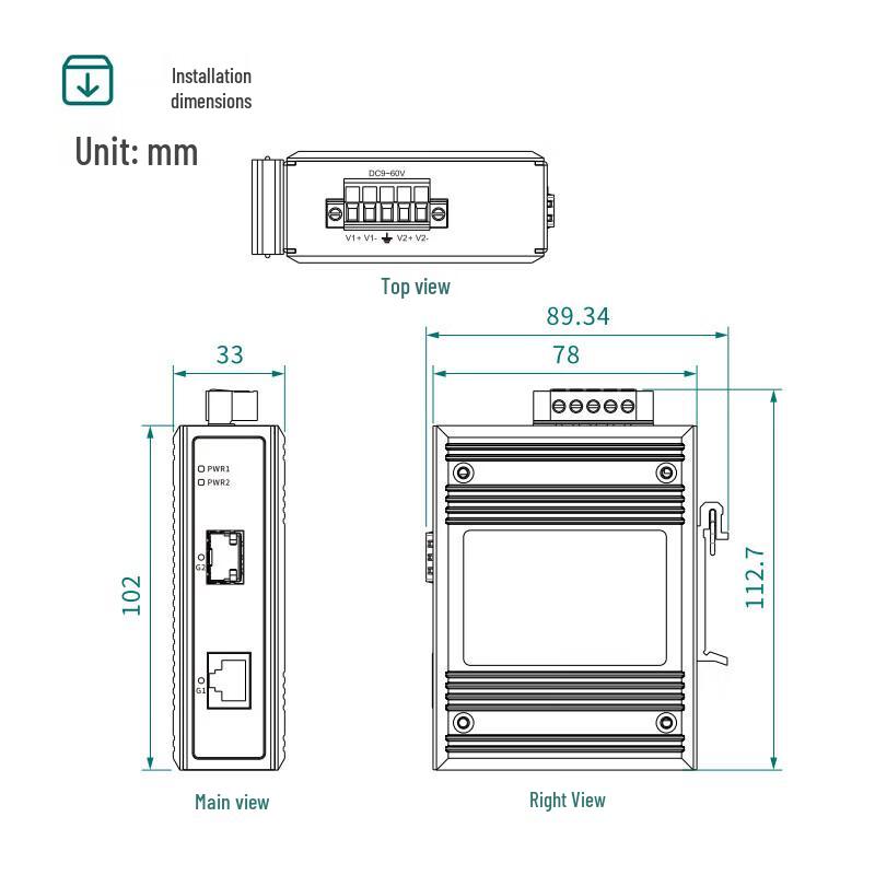 Maiwei Gigabit SFP Fiber Optic Transceiver