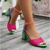 Sandali Donna Nuova Moda Sandali con Tacco Alto Sandali Sexy Taglia Grande Sandali Donna con Cinturino Scarpe di Alta Qualità per Donne Sandalias De Mujer