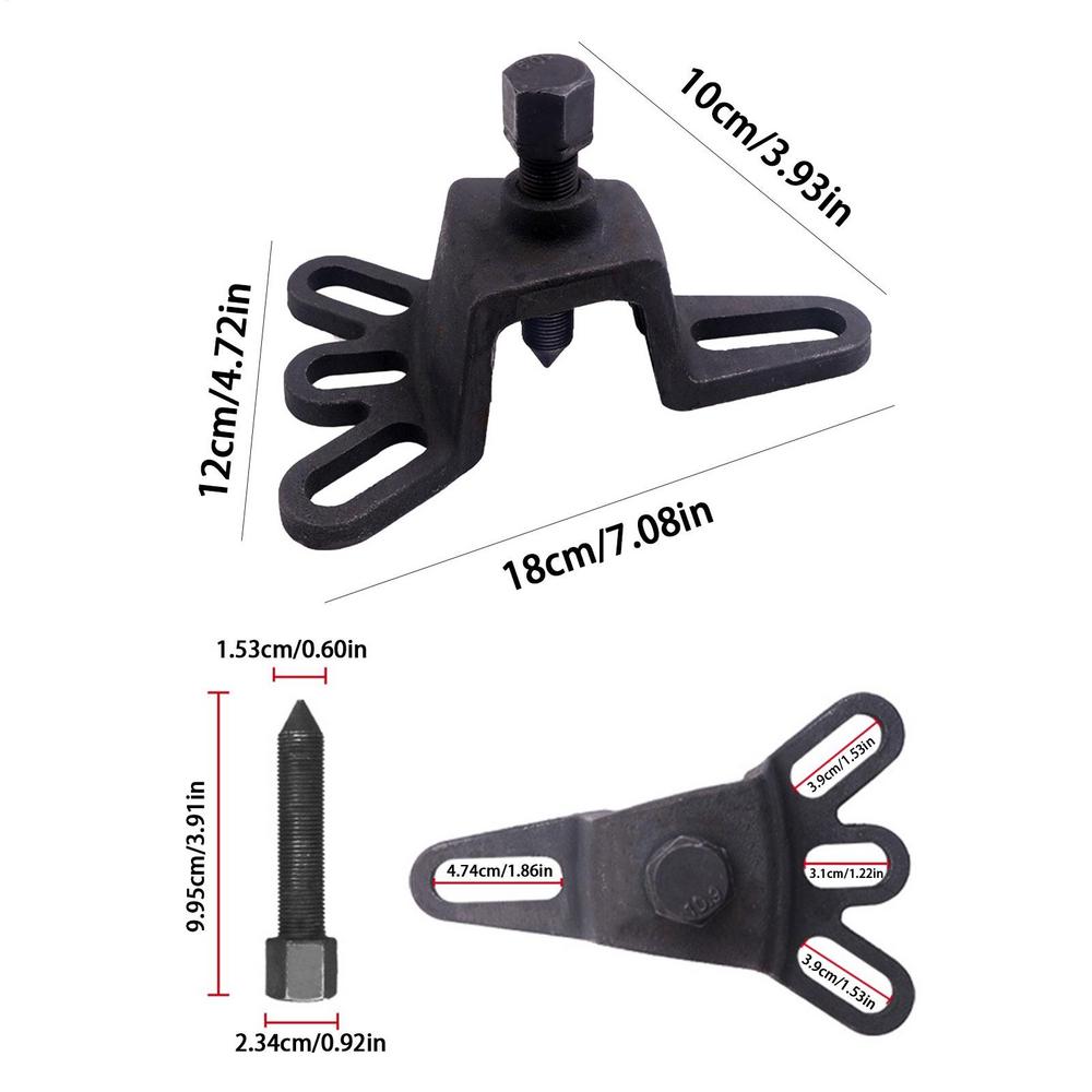 

Motorcycle Brake Drum Puller Tool High carbon steel Axle Hub Removal Tool for Rear Wheel Brake Disc Scooter Trike ATV Repair