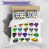 3pcs Sprunki9 pattern bedding set duvet cover set includes duvet cover &pillowcases, perfect all season bedroom decoration & gift
