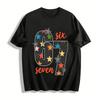 Star Number 67 Print Kids T-shirt Boys Girls Casual Short Sleeve Top Pure Cotton T-shirt