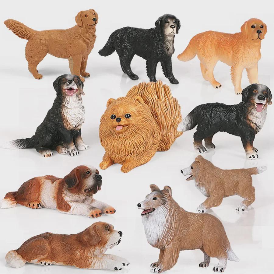 "Simulation Dog Models: Golden Retriever, Bulldog, Shepherd, Corgi, Shiba Inu Collection"