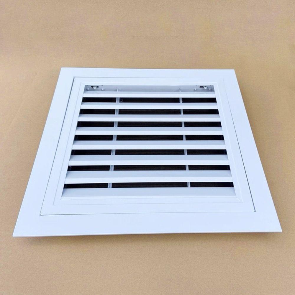 Square Air Vent Grille Aluminum Alloy Gable Wall Shed Vent New Vent Cover Houses