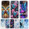 Soft Cover for Samsung Galaxy A25 A23 A22 A52S A52 A55 A72 A51 A71 A41 A31 A13 A11 5G Transparent Phone Case Butterfly Printed