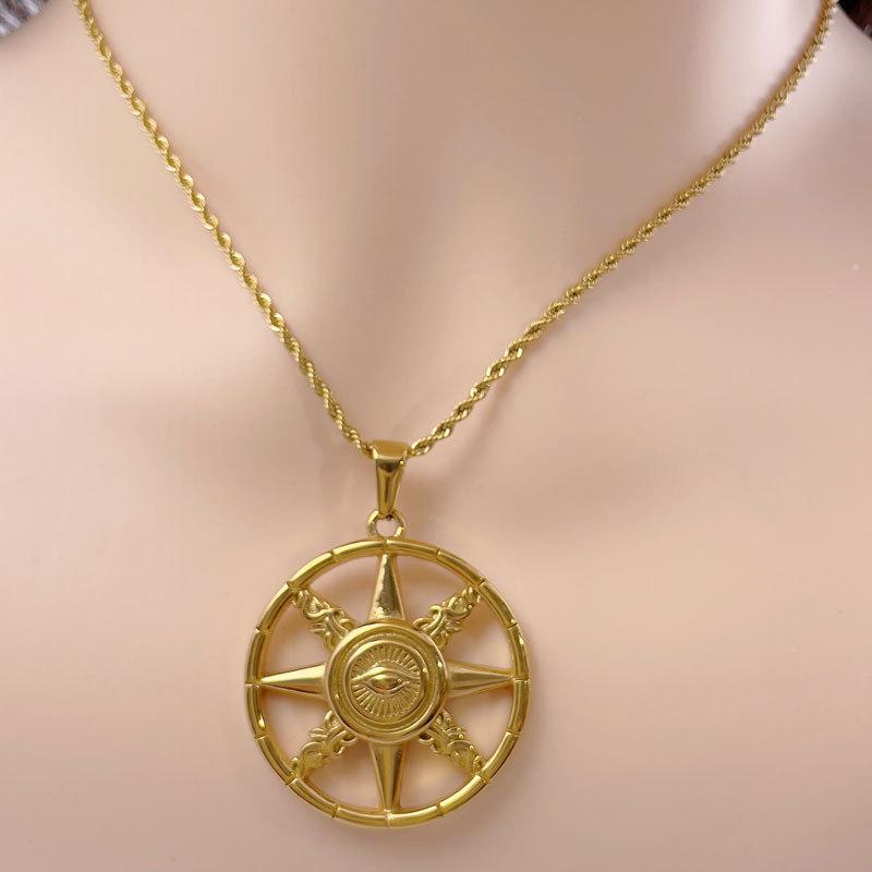 Light Luxury Fashion Octagram Necklace Personalized Design Titanium Steel Necklace Does Not Fade Versatile