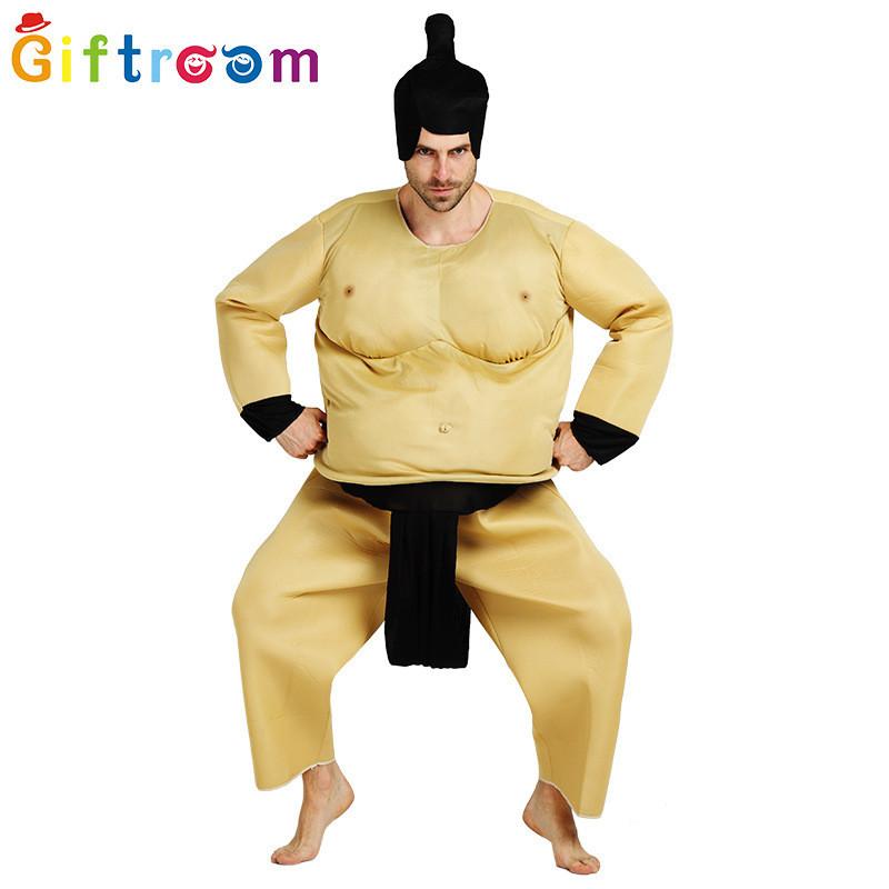 

Утолщенный костюм Хэллоуин Аутентичный наряд борца сумо для сценического выступления Мужской