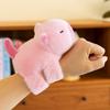 Simulation Slap Bracelet Series Capybara Turtle Backpack Capybara Plush Wrist Band  Home Decor