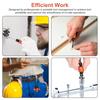 5PCS Socket Holder Keychain 1/2" 3/8" Socket Organizer with Quick Release and Clip for Construction Workers, Carpenter Mechanics