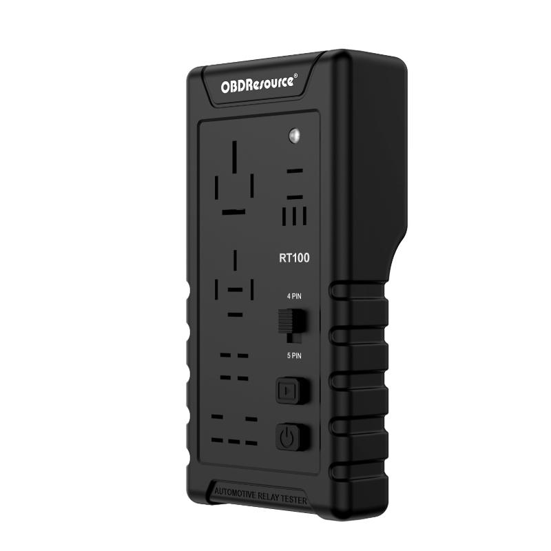 12V/24V Car Electronic Relay Tester 4Pin/5Pin Car Battery Voltage Tester Diagnostic Tool OBDResource Official Original чёрный