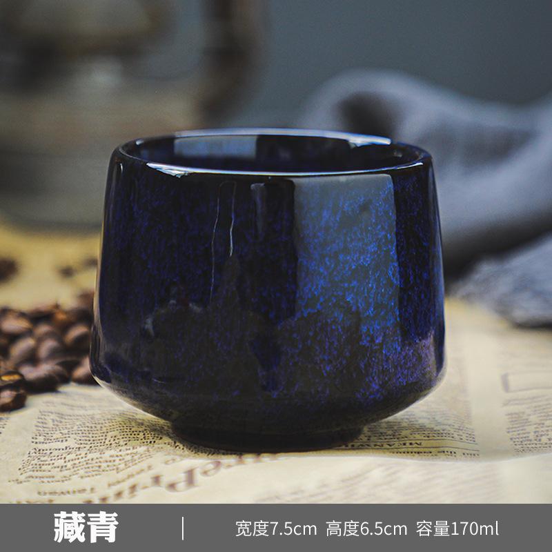 Colorful Reactive glaze Ceramic Coffee Mug Ceramic Espresso Tea Cup Home Office Lacquered water cups