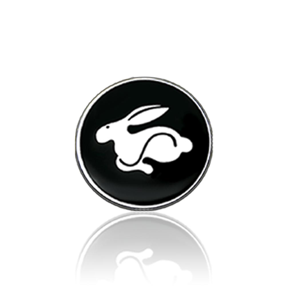 DIG1 1PC Aluminium ABT/R/GTI Logo Auto Steering Wheel Sticker for VW Jetta Golf R Beetle CC EOS GTI R32 MK4 Accessories Car Styling