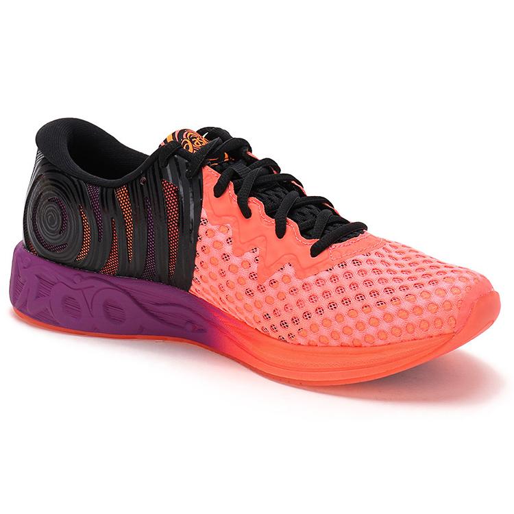 new Asics Noosa FF 2 Anti Slip And Wear Resistant Breathable Low Top Running Shoes Men's Black Orange