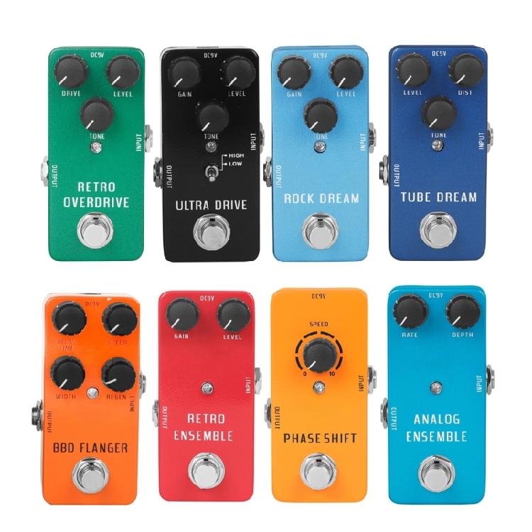 Guitar Overdrive Pedal with Vintage Tone Reproduction Guitar Effects Suitable for Various Music Styles and Settings