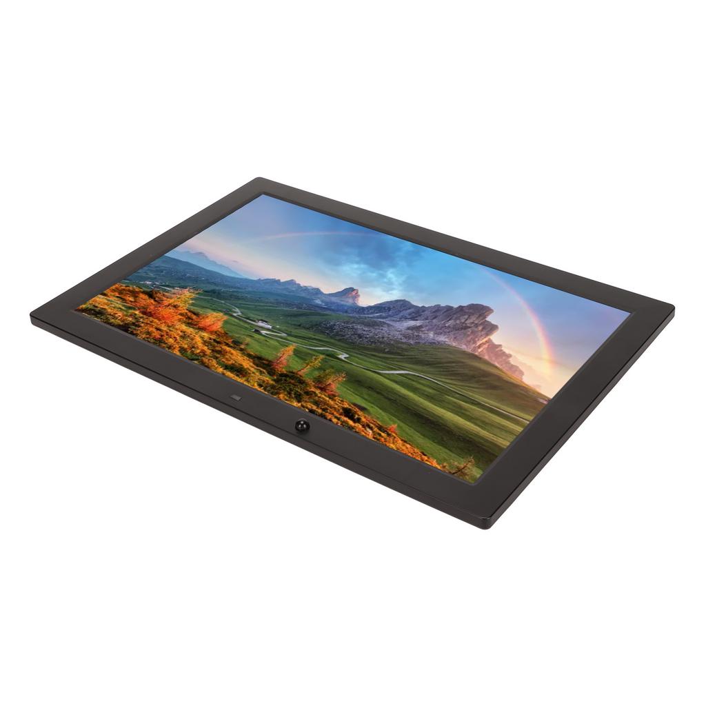 Digitaler Bilderrahmen, 17 Zoll, HD, Bewegungssensor, Video, Musik, elektronischer Bilderrahmen mit Fernbedienung