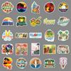 Hawaiian Graffiti Beach Style Stickers (50 Sheets) for Water Cups & Skateboards