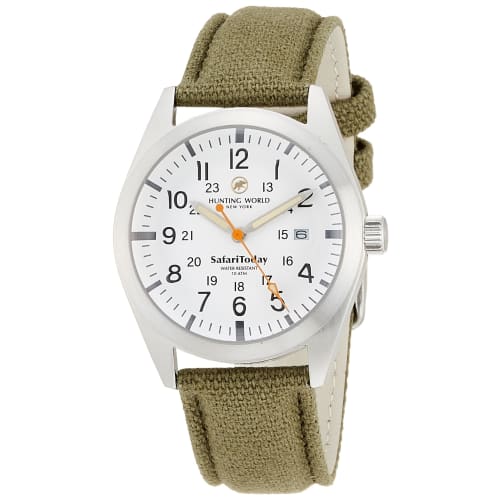 Hunting World HW555WH Men's Khaki Watch