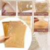 VOFUN-100Pcs Heat Seal Bakery Bags, Grease Proof Kraft Paper Biscuit Packaging Cake Bags For Packaging Donut Dough Baked Goods
