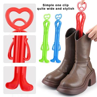 Önyükleme Destek Çerçevesi Sabit Uzun Ev Flopping'i Önleyin Asılı Delik Ayakkabı Mağazası Ekleme Destek Direği Katı Önyükleme Şekillendirici Evrensel Önyükleme Tutma Klipsi