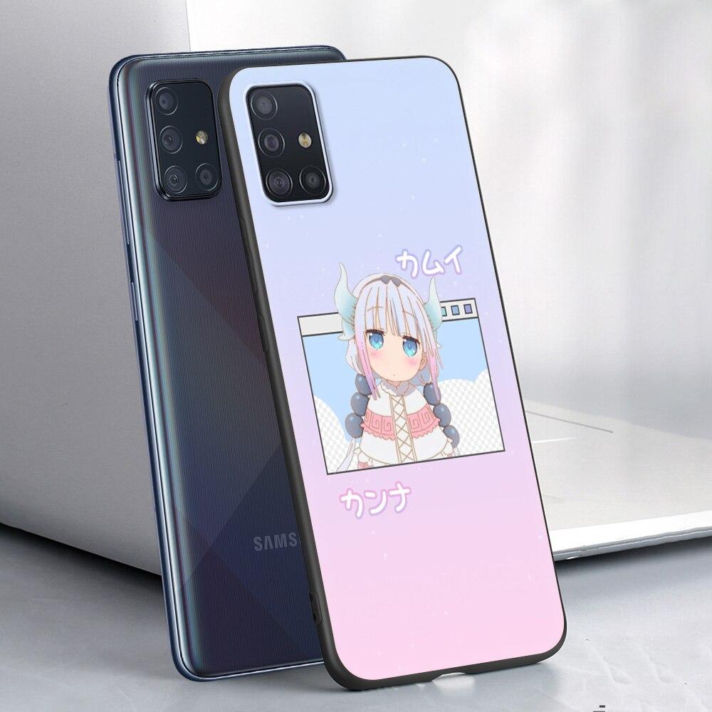 Miss Kobayashis Dragon Maid Anime Phone Case for Samsung Galaxy A51 A71 A21S A12 A11 A31 A52 A41 A32 5G A72 A02S Silicon Cover
